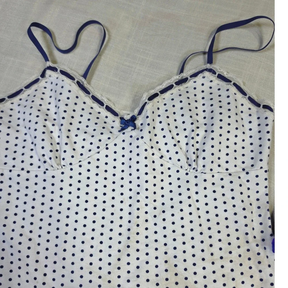 Frankies Bikinis Pink Polka Dot Pajama Set & NWT Mollys Clothing Purple Crop L